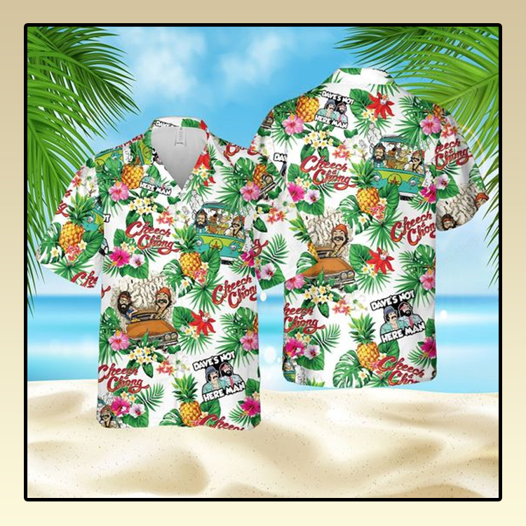 Cheech And Chong Here Man Hawaiian Shirt Cheech And Chong Here Man Hawaiian Shirt