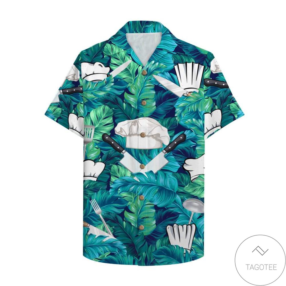 Chef Hawaiian Shirt Chef Hawaiian Shirt
