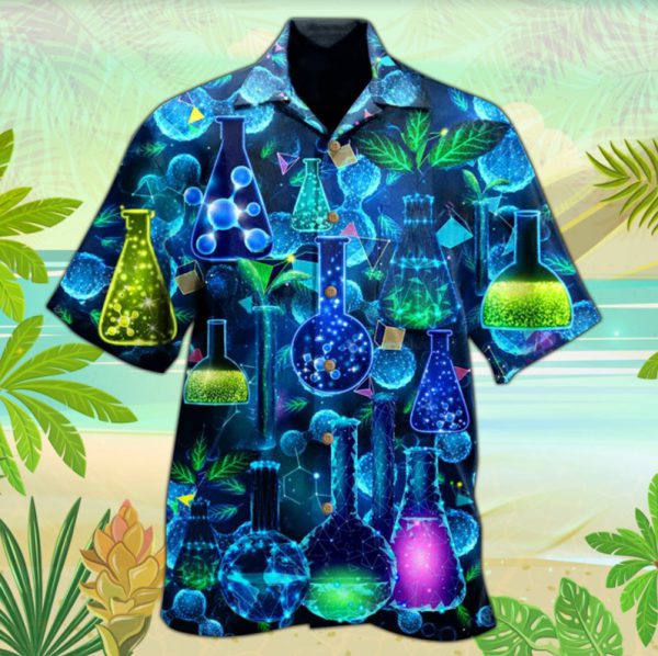 Chemistry Neon Hawaiian Shirt Chemistry Neon Hawaiian Shirt