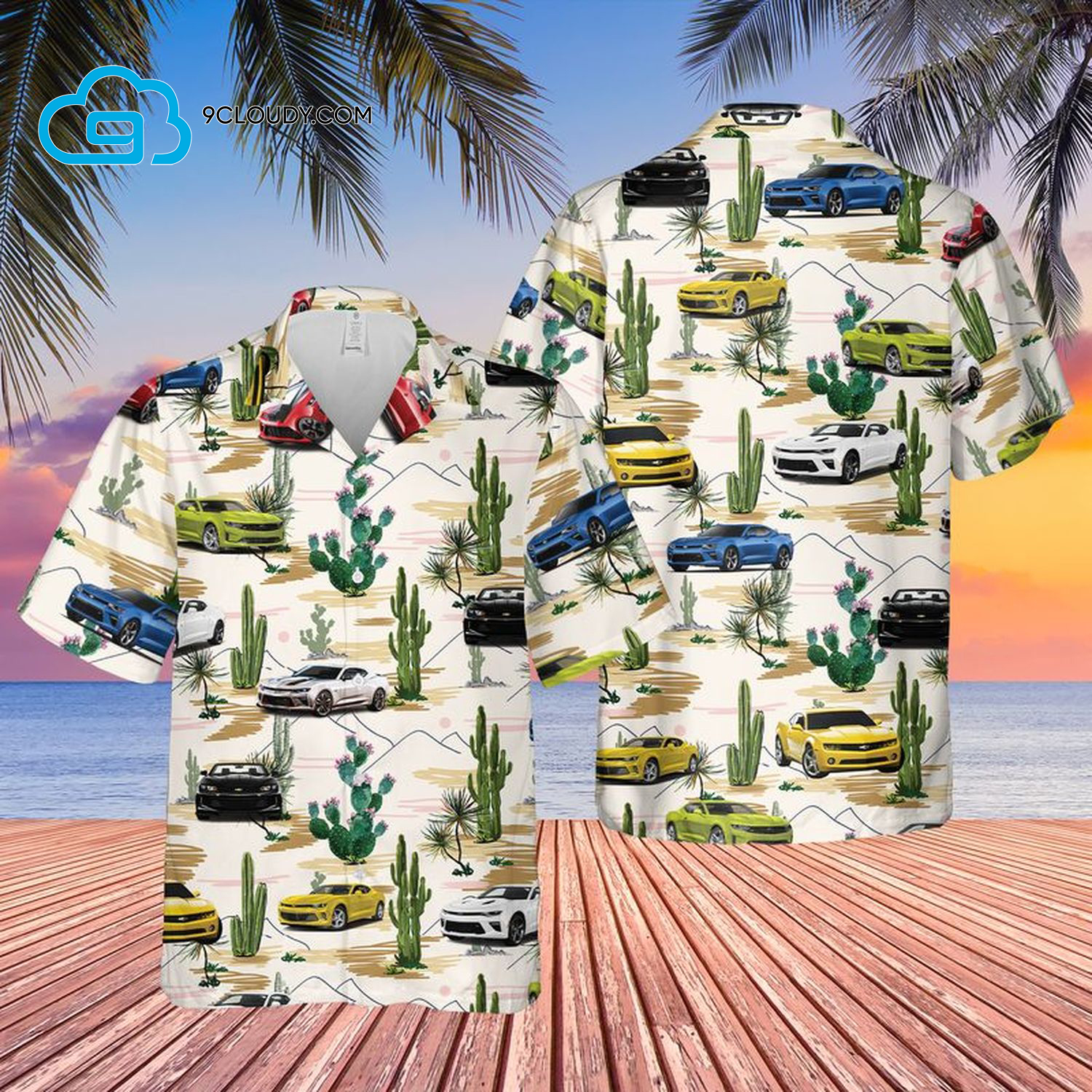 Chevrolet Camaro Full Print Hawaiian Shirt Chevrolet Camaro Full Print Hawaiian Shirt