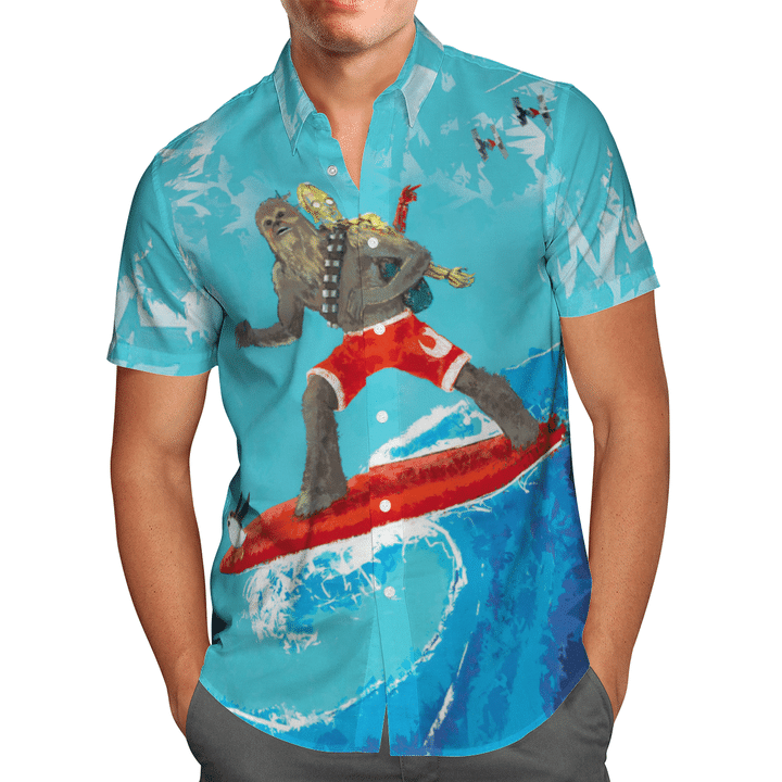 Chewie Star War Hawaiian Shirt Chewie Star War Hawaiian Shirt