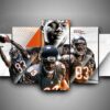 Chicago Bears - Martellus Benneth - Sport 5 Panel Canvas Art Wall Decor