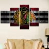 Chicago Blackhawks - Sport 5 Panel Canvas Art Wall Decor