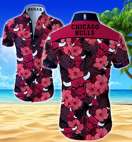 Chicago Bulls Hawaiian Shirt Summer Button Up Chicago Bulls Hawaiian Shirt Summer Button Up