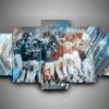 Chicago Cub 5 - Sport 5 Panel Canvas Art Wall Decor