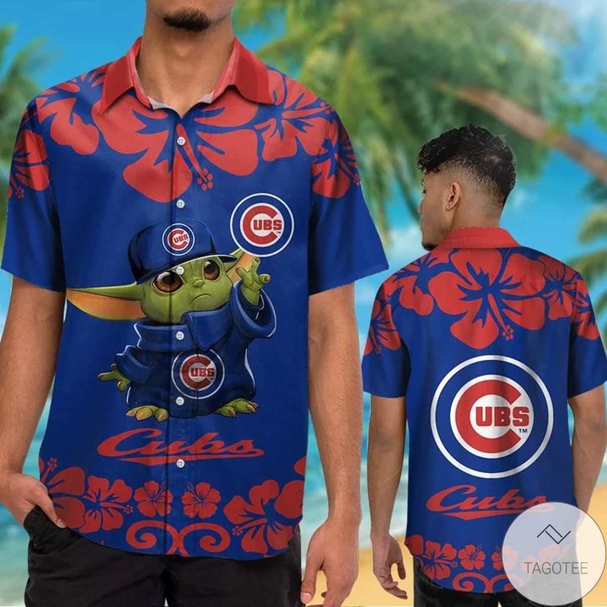 Chicago Cubs Baby Yoda Hawaiian Shirt Chicago Cubs Baby Yoda Hawaiian Shirt