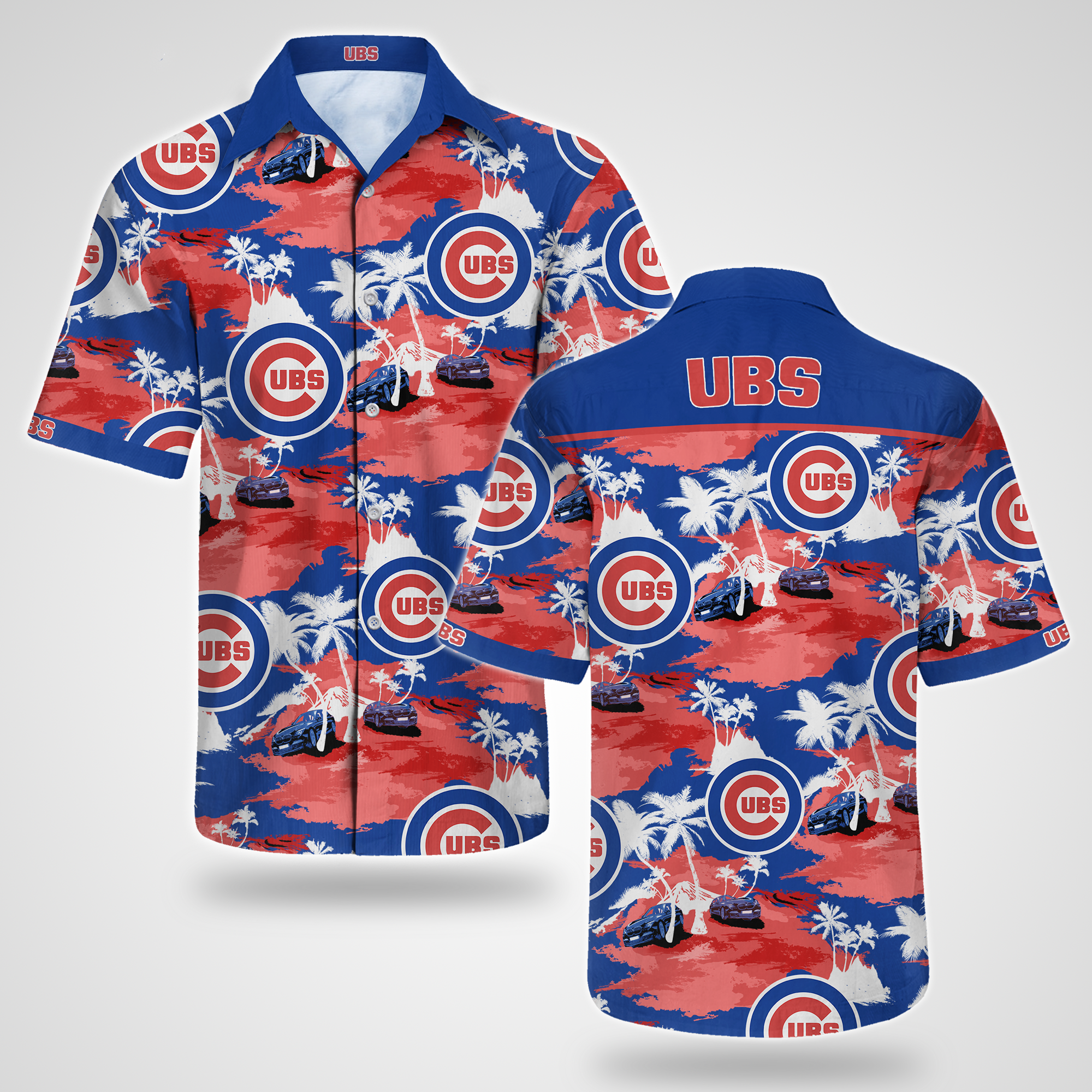 Chicago Cubs Hawaiian Shirt Summer Button Up Chicago Cubs Hawaiian Shirt Summer Button Up