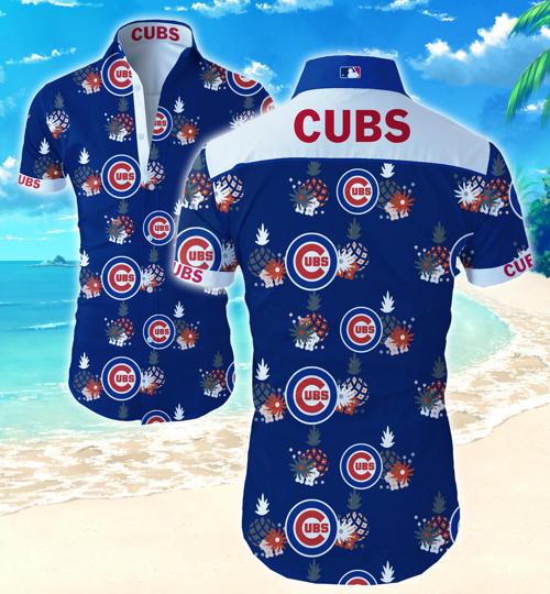 Chicago Cubs Hawaiian Shirt Summer Button Up Chicago Cubs Hawaiian Shirt Summer Button Up