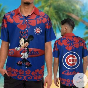Chicago Cubs Minnie Mouse Hawaiian Shirt