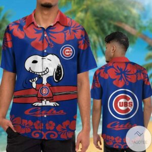 Chicago Cubs Snoopy Hawaiian Shirt