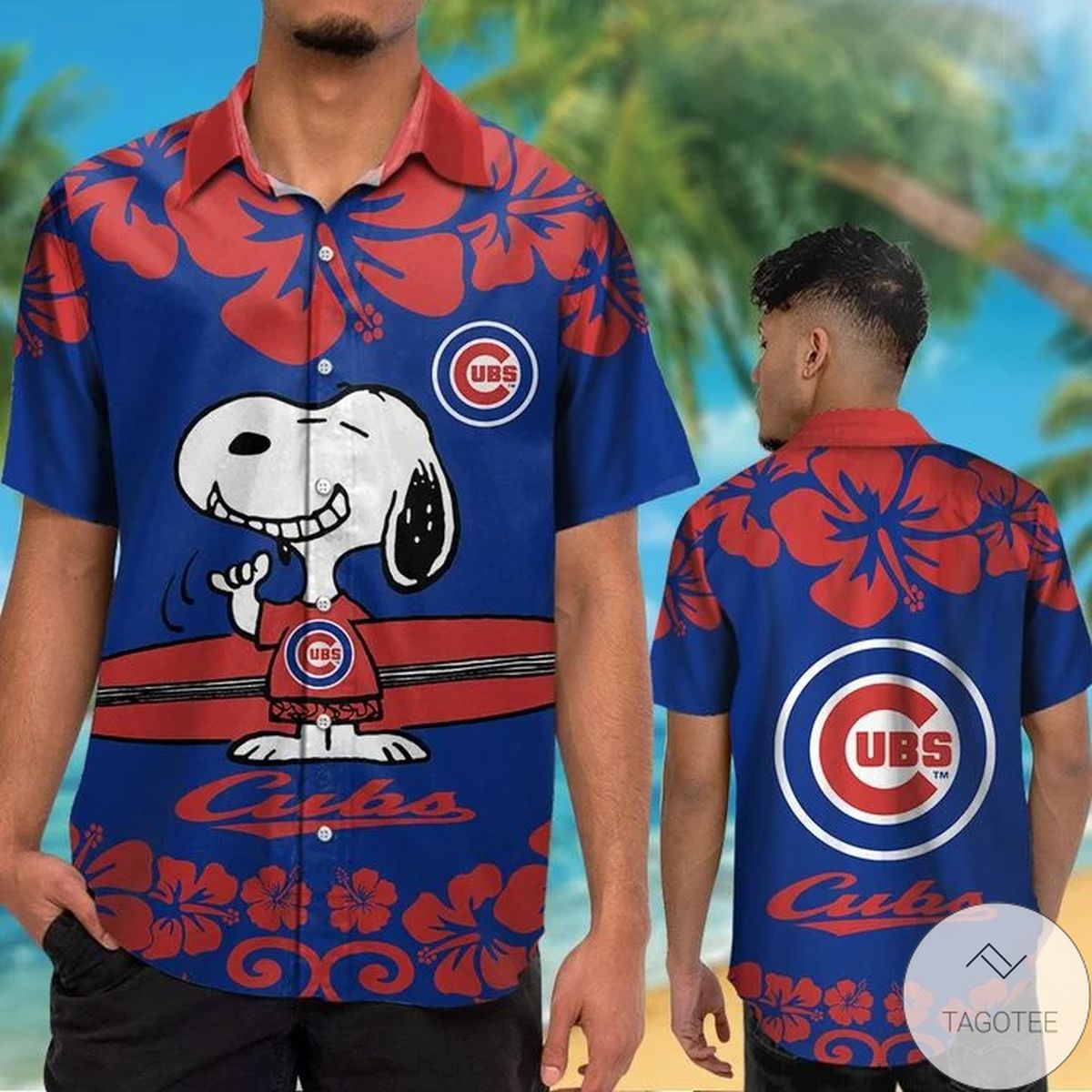 Chicago Cubs Snoopy Hawaiian Shirt Chicago Cubs Snoopy Hawaiian Shirt