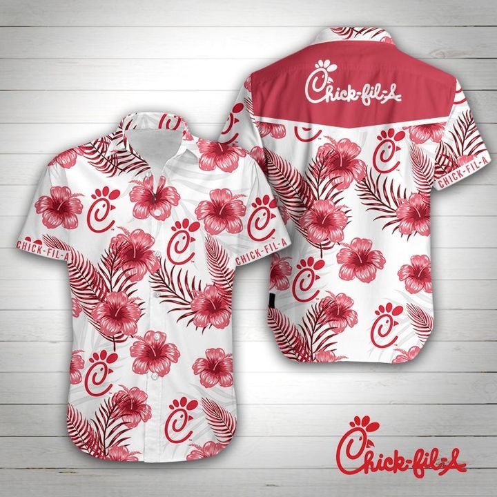 Chickfila Hawaiian Shirt Summer Button Up Chickfila Hawaiian Shirt Summer Button Up