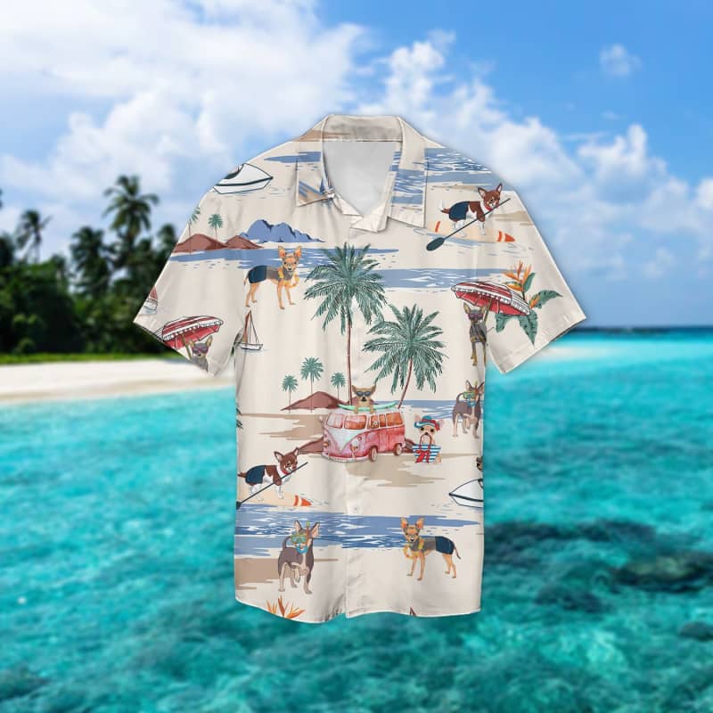 Chihuahua Beach Hawaiian Shirt Chihuahua Beach Hawaiian Shirt