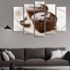 Chocolate Cake - Kitchen 5 Panel Canvas Art Wall Decor