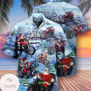 Christmas Driving With Santa Claus Edition Hawaiian Shirt