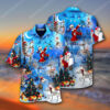 Christmas Holiday Skull Version Full Print Hawaiian Shirt
