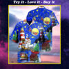 Christmas Lighthouse Full Printing Hawaiian Shirt