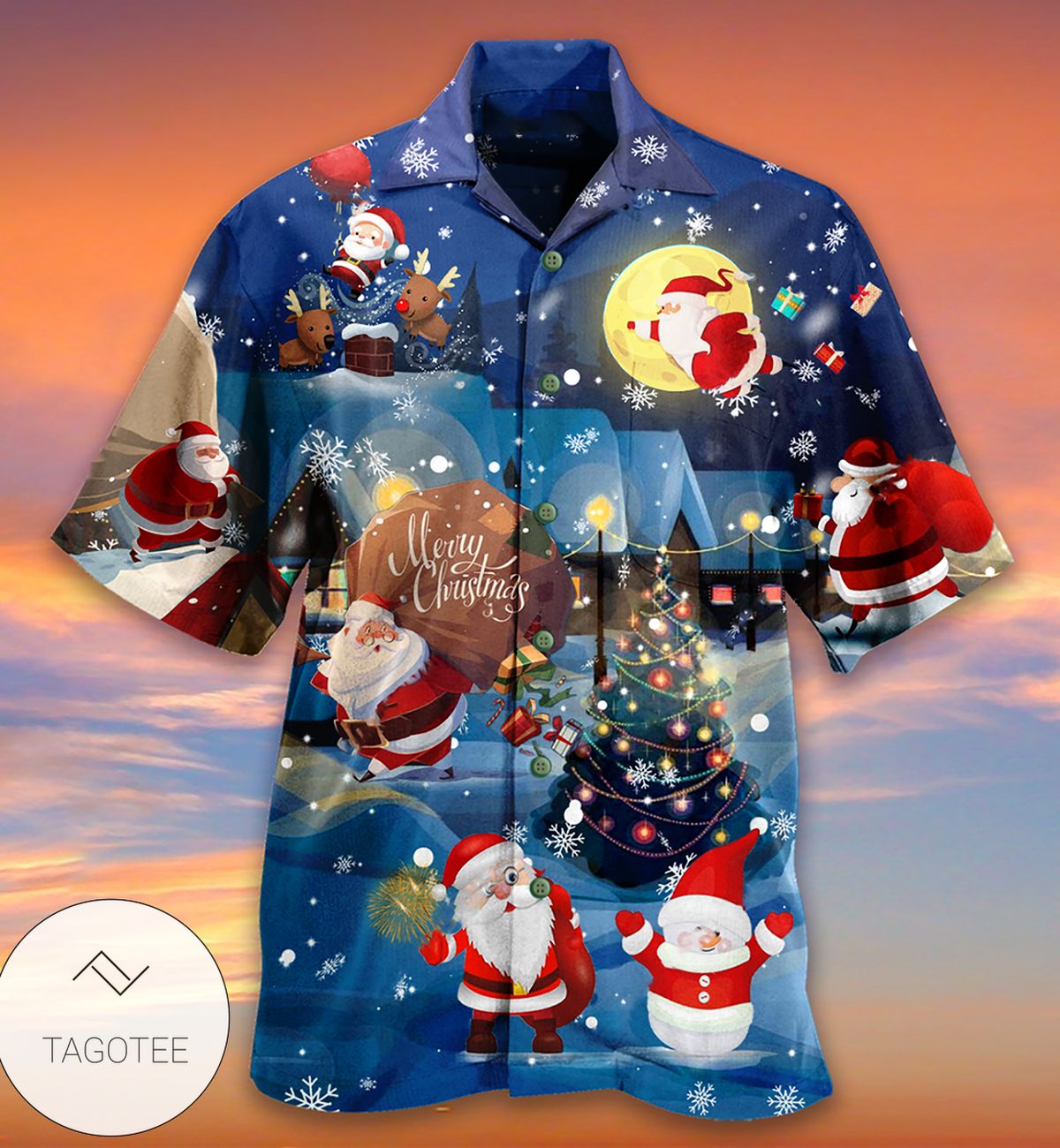 Christmas Love Santa And Gifts Limited Edition Hawaiian Shirt Tagotee Christmas Love Santa And Gifts Limited Edition Hawaiian Shirt Tagotee