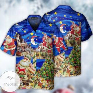 Christmas Santa’S Toy Workshop Hawaiian Shirt- Tagotee