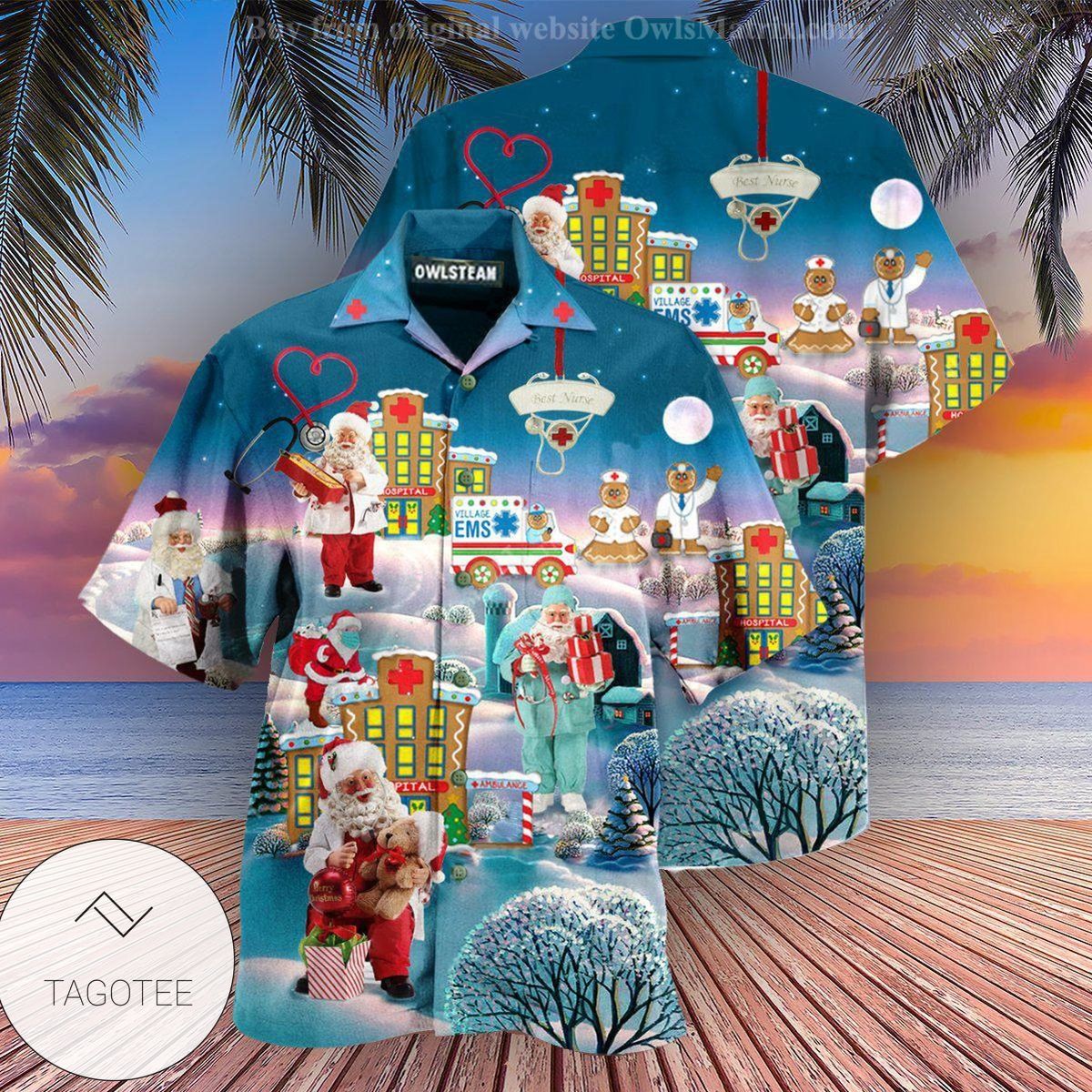 Christmas You’Re Hero Doctor Nurse Santa Health Care Edition Hawaiian Shirt Christmas You’Re Hero Doctor Nurse Santa Health Care Edition Hawaiian Shirt