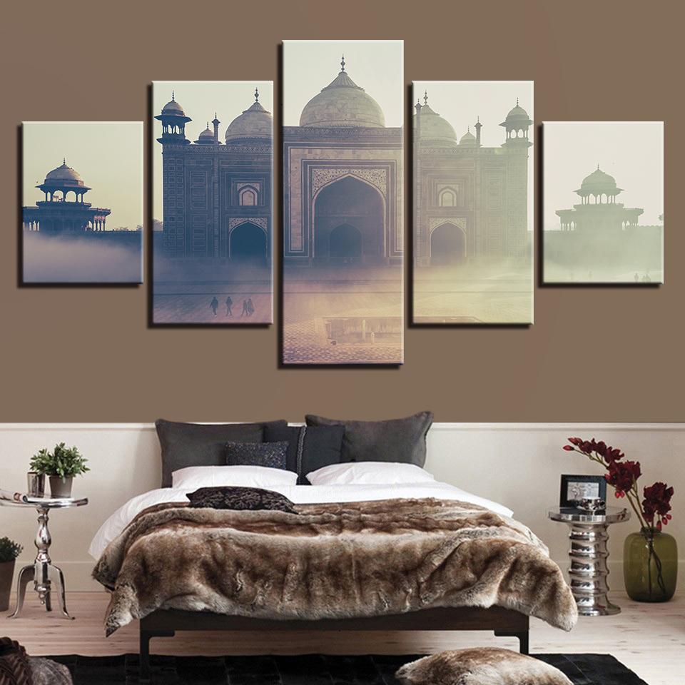 Church Cathedral - Nature 5 Panel Canvas Art Wall Decor Church Cathedral - Nature 5 Panel Canvas Art Wall Decor