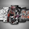Cincinnati Bengals- Tyler Eifert - Sport 5 Panel Canvas Art Wall Decor