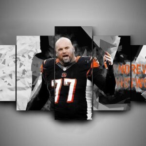 Cincinnati Bengals - Andrew Whitworth - Sport 5 Panel Canvas Art Wall Decor