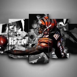 Cincinnati Bengals - T.J.Green - Sport 5 Panel Canvas Art Wall Decor