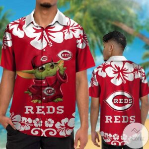 Cincinnati Reds Baby Yoda Hawaiian Shirt