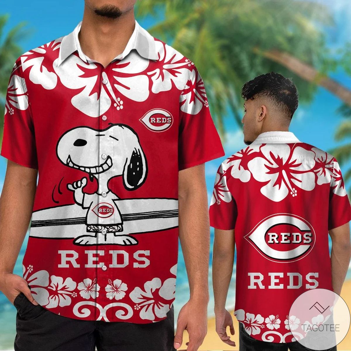 Cincinnati Reds Snoopy Hawaiian Shirt Cincinnati Reds Snoopy Hawaiian Shirt