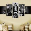 Classic Horror Movie Monsters - Movie 5 Panel Canvas Art Wall Decor