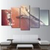 Classical Violin - Music 5 Panel Canvas Art Wall Decor