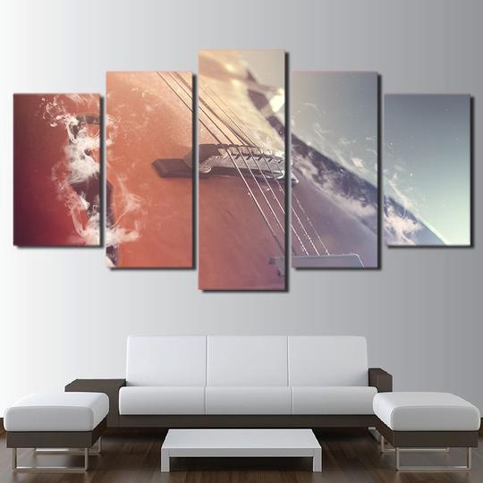 Classical Violin - Music 5 Panel Canvas Art Wall Decor Classical Violin - Music 5 Panel Canvas Art Wall Decor