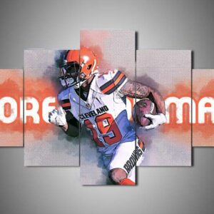Cleveland Browns - Corey Coleman - Sport 5 Panel Canvas Art Wall Decor