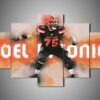 Cleveland Browns - Joel Bitonio - Sport 5 Panel Canvas Art Wall Decor