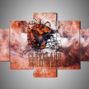 Cleveland Browns - Team - Sport 5 Panel Canvas Art Wall Decor