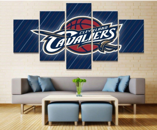 Cleveland Cavaliers Basketball - Sport 5 Panel Canvas Art Wall Decor Cleveland Cavaliers Basketball - Sport 5 Panel Canvas Art Wall Decor