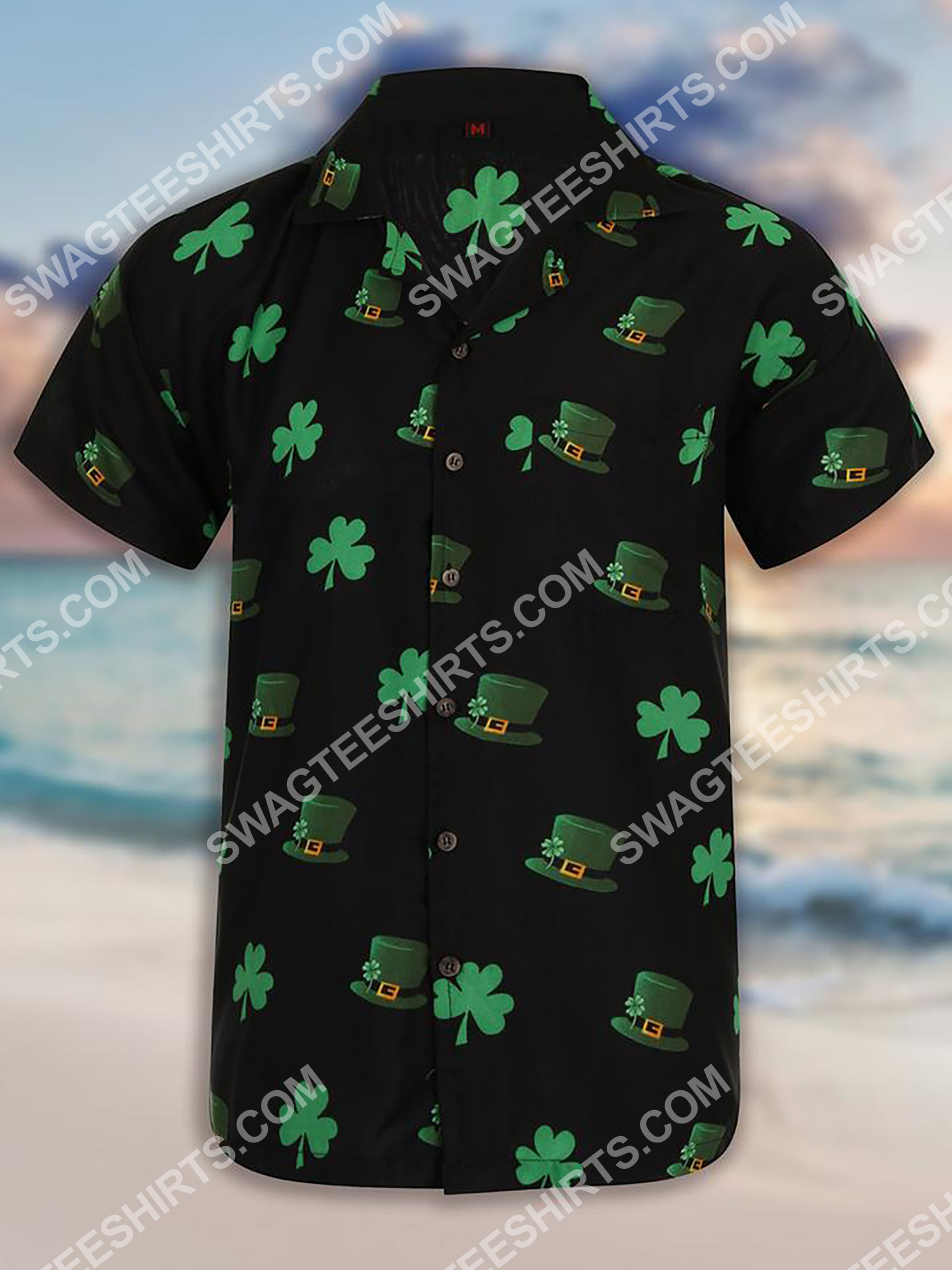 Clover Saint Patrick’S Day All Over Printing Hawaiian Shirt Clover Saint Patrick’S Day All Over Printing Hawaiian Shirt