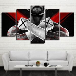 Cm Punk Boxing - Sport 5 Panel Canvas Art Wall Decor