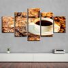 Coffee - Nature 5 Panel Canvas Art Wall Decor