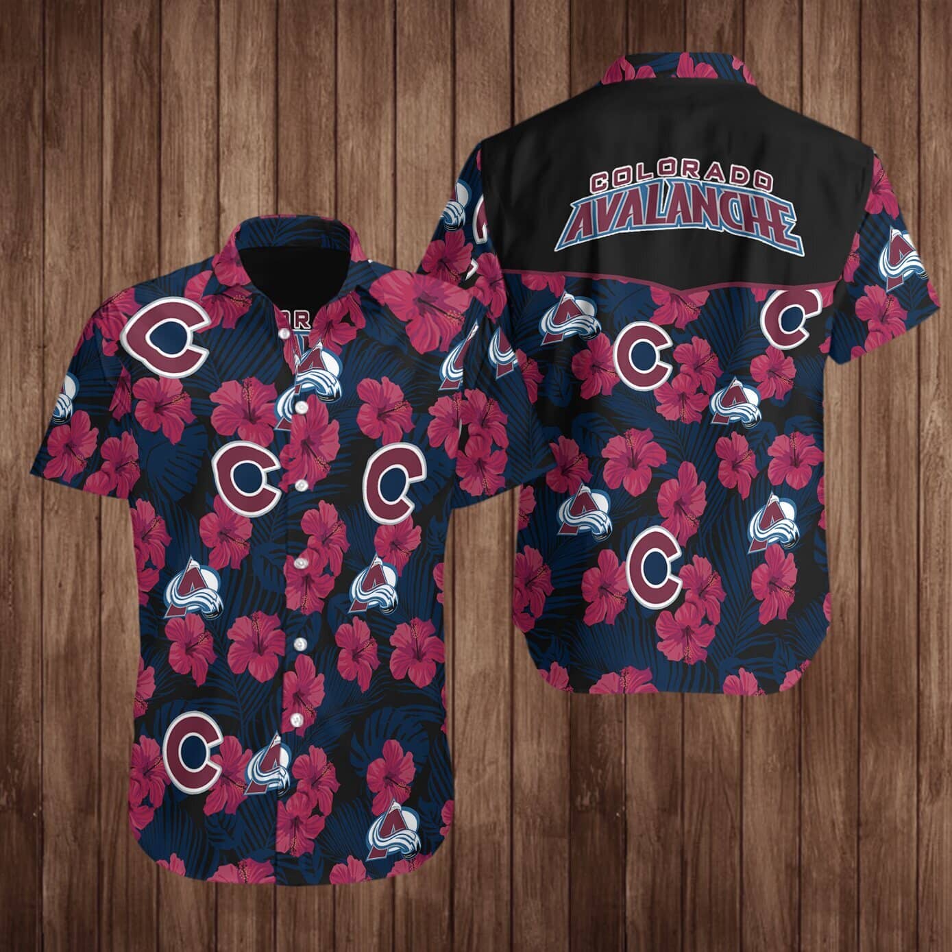 Colorado Avalanche Hockey Hawaiian Shirt Summer Button Up Colorado Avalanche Hockey Hawaiian Shirt Summer Button Up