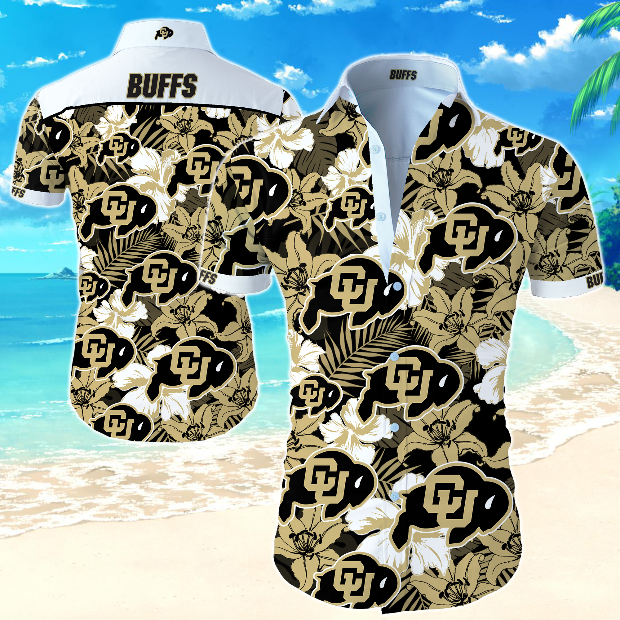 Colorado Buffaloes Hawaiian Shirt Summer Button Up Colorado Buffaloes Hawaiian Shirt Summer Button Up