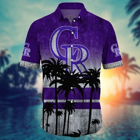 Colorado Rockies Hawaiian Shirt Colorado Rockies Hawaiian Shirt