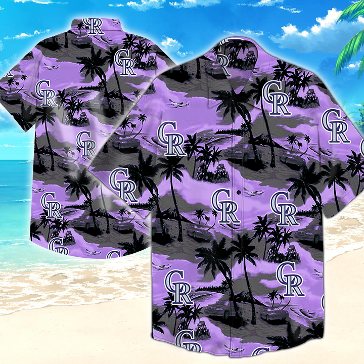 Colorado Rockies Mlb Hawaiian Shirt Summer Button Up Colorado Rockies Mlb Hawaiian Shirt Summer Button Up