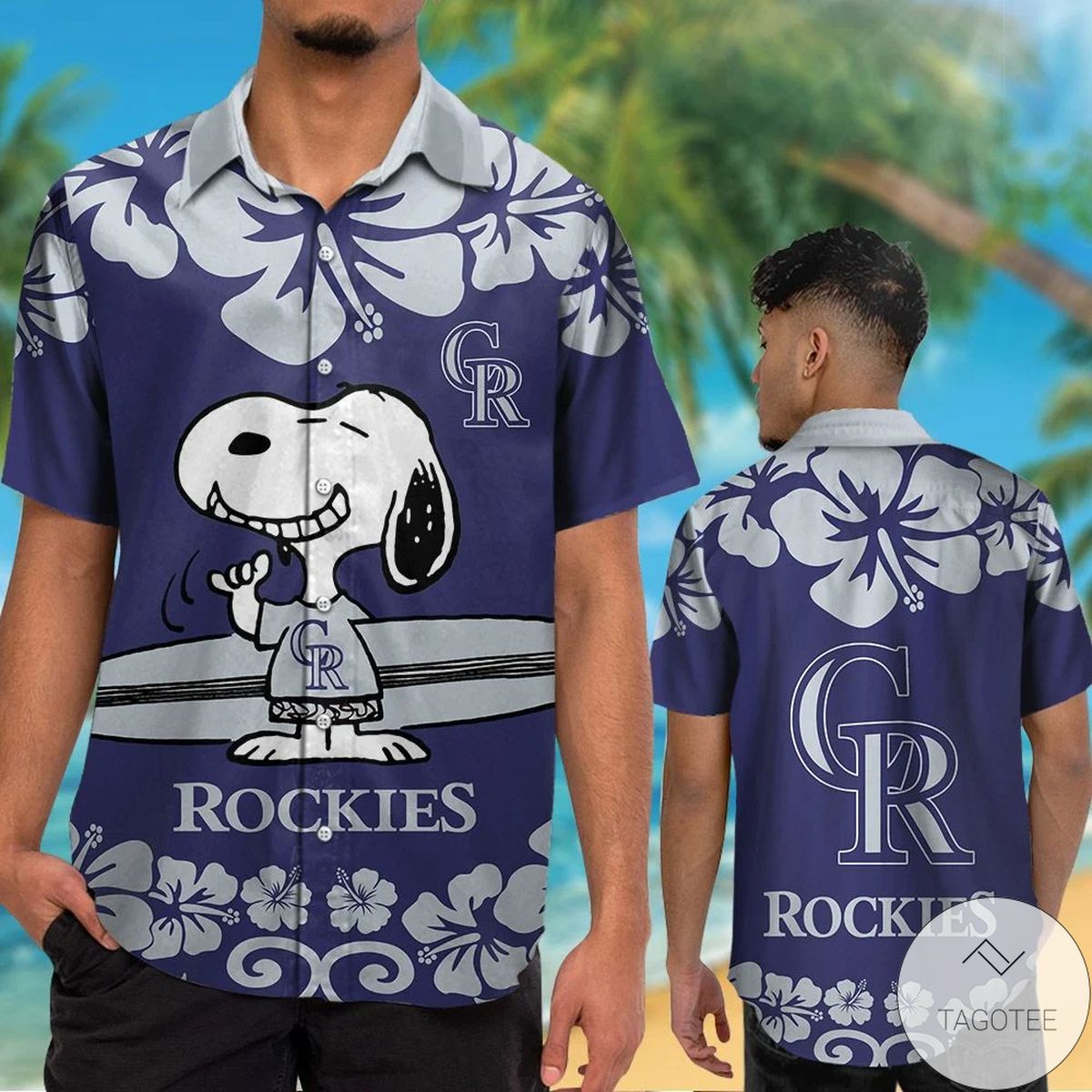 Colorado Rockies Snoopy Hawaiian Shirt Colorado Rockies Snoopy Hawaiian Shirt