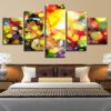 Colorful Beautiful Butterfly - Animal 5 Panel Canvas Art Wall Decor