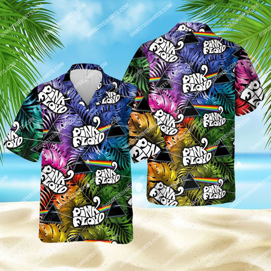 Colorful Pink Floyd Band All Over Print Hawaiian Shirt Colorful Pink Floyd Band All Over Print Hawaiian Shirt