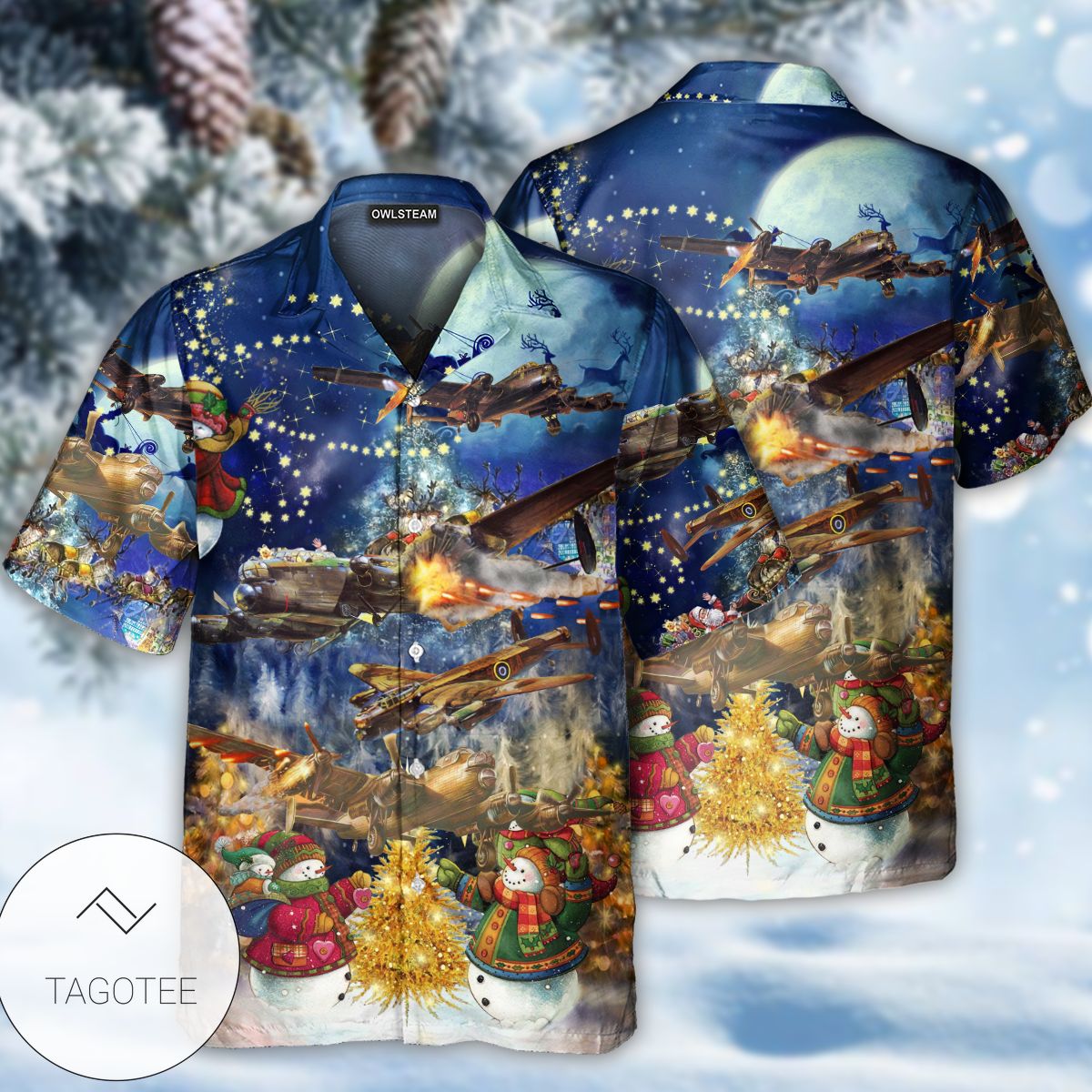 Combat Aircrafts Merry Christmas Hawaiian Shirt Combat Aircrafts Merry Christmas Hawaiian Shirt