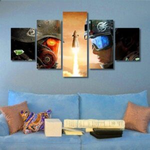 Command Conquer Rivals - Gaming 5 Panel Canvas Art Wall Decor