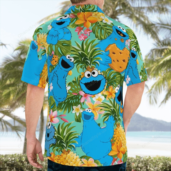 Cookie Monster Muppets Hawaiian Shirt Cookie Monster Muppets Hawaiian Shirt